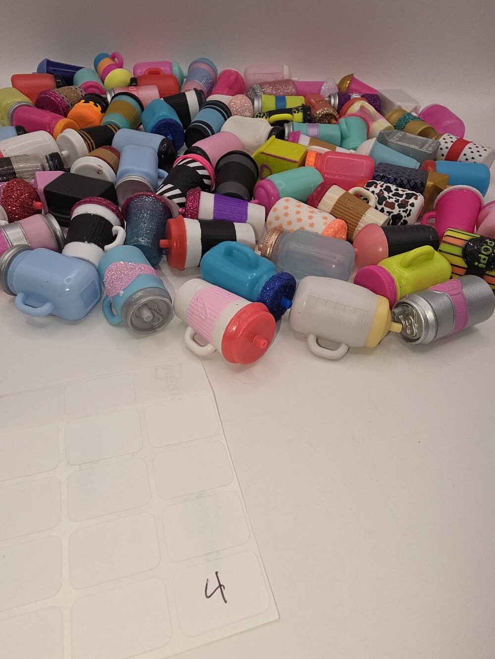 LOL Surprise Sippy Cups Water Bottles POP Mug Drinks Lot OMG Accessories - Picture 4 of 4